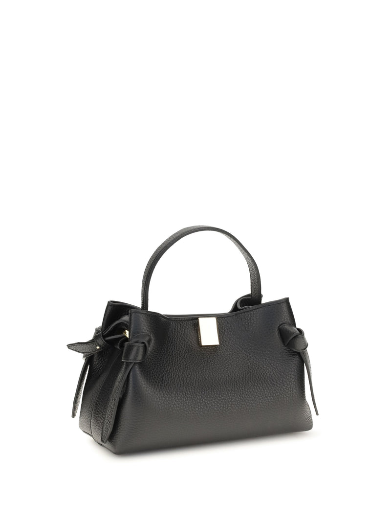Yuzefi Gyoza Shoulder Bag — Black Calf Leather