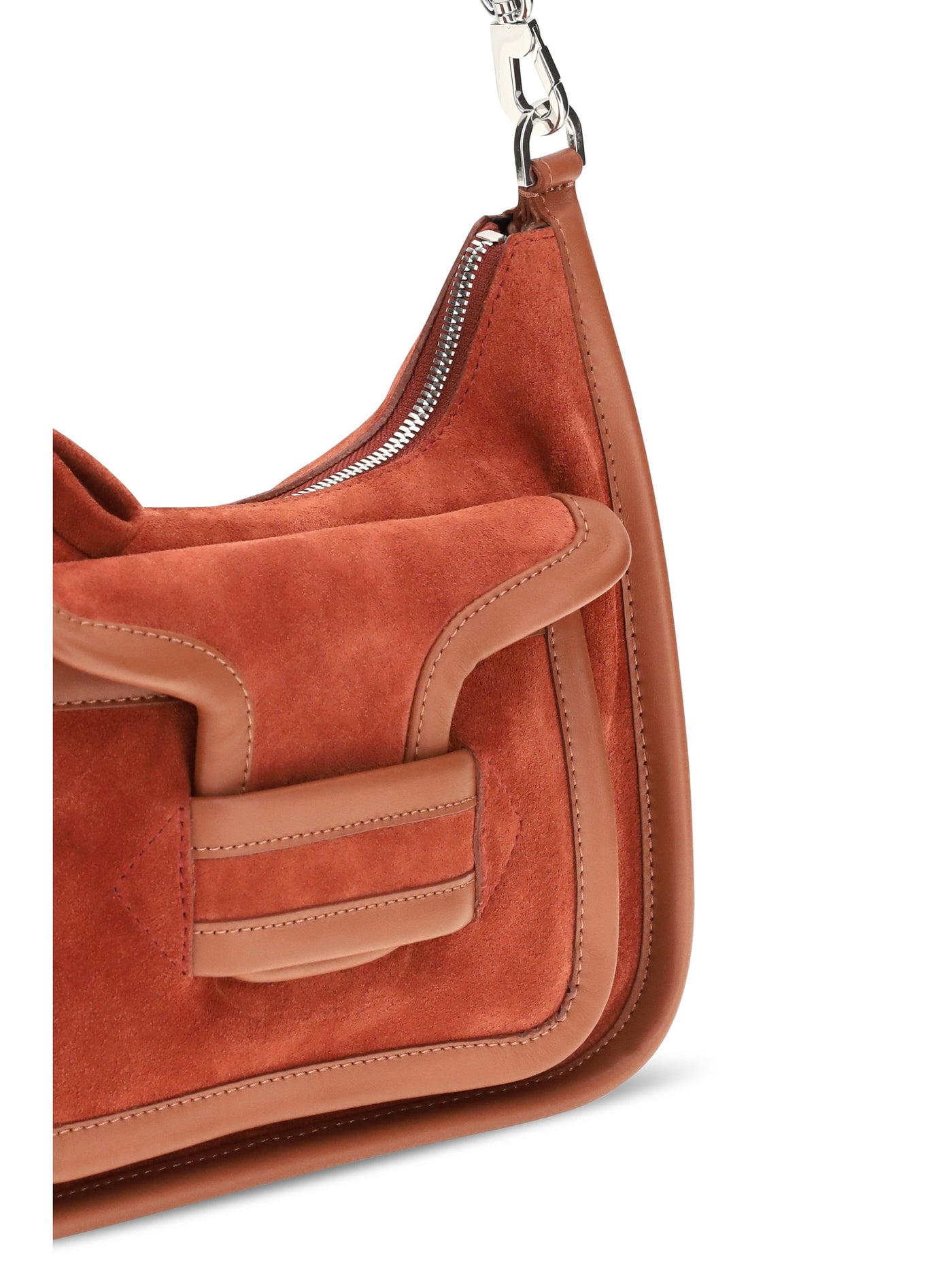 Pierre Hardy Alpha Day Miss Shoulder Bag — Red Calf Leather
