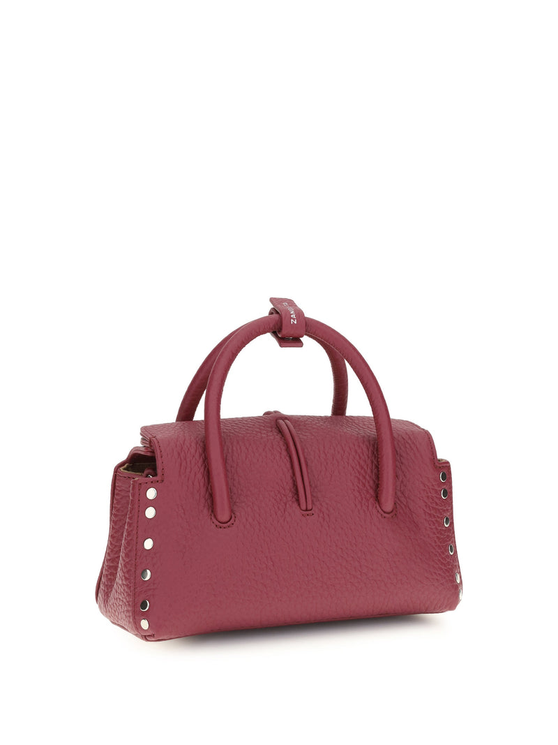 Zanellato Centauro Baby Top Handle Bag — Pink Calf Leather