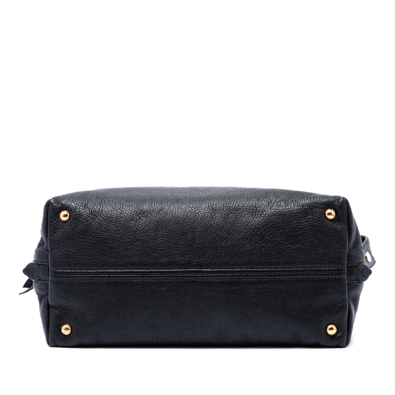 Goatskin Madras Zip Satchel - Image 3