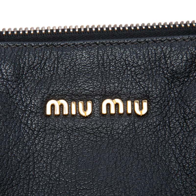 Goatskin Madras Zip Satchel - Image 5