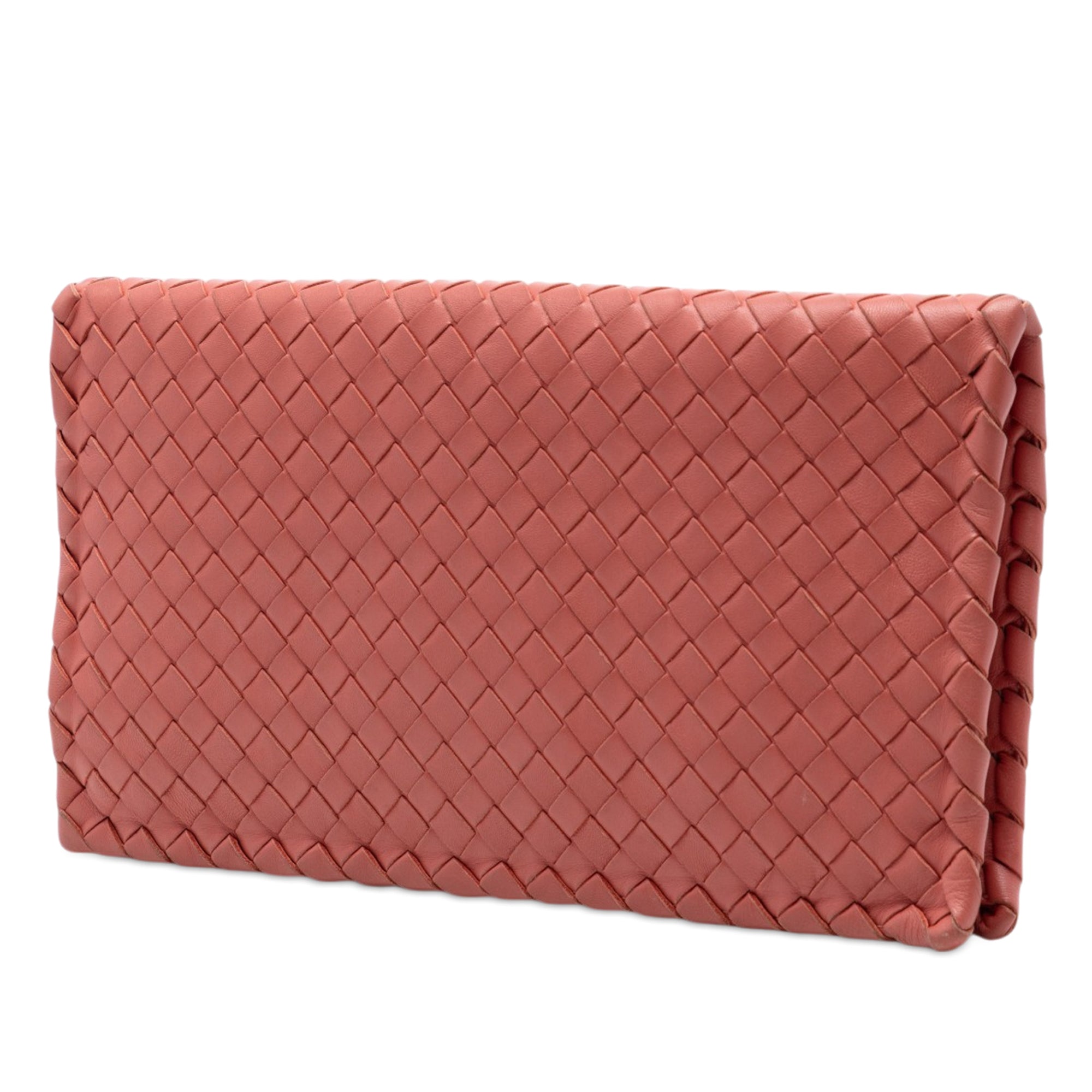 Nappa Intrecciato Turn Lock Clutch - Image 2