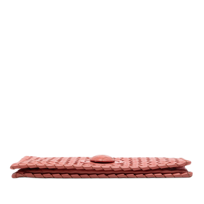Nappa Intrecciato Turn Lock Clutch - Image 3