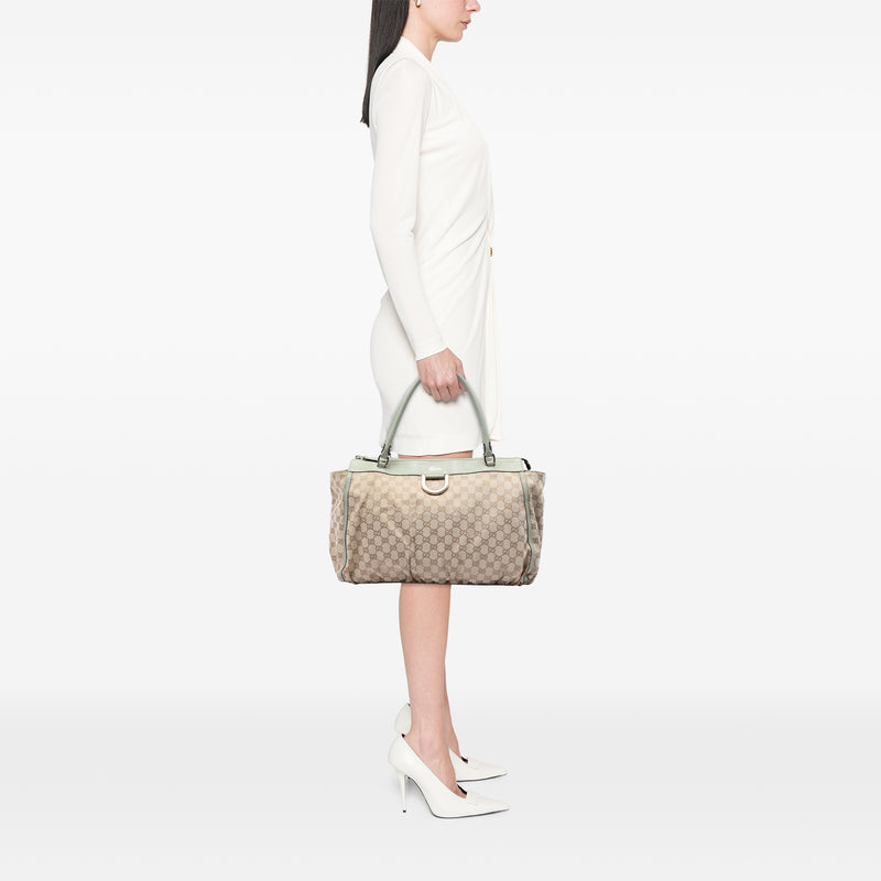 GG Canvas Abbey D Ring Tote - Image 6