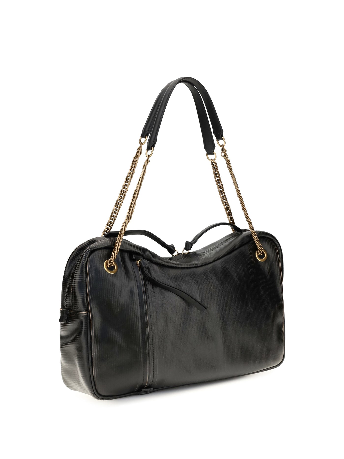 Vivienne Westwood Dolce Shoulder Bag — Black Calf Leather