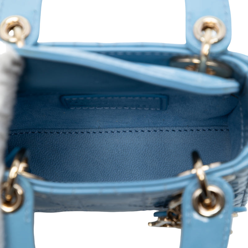 Micro Patent Cannage Lady Dior - Image 4