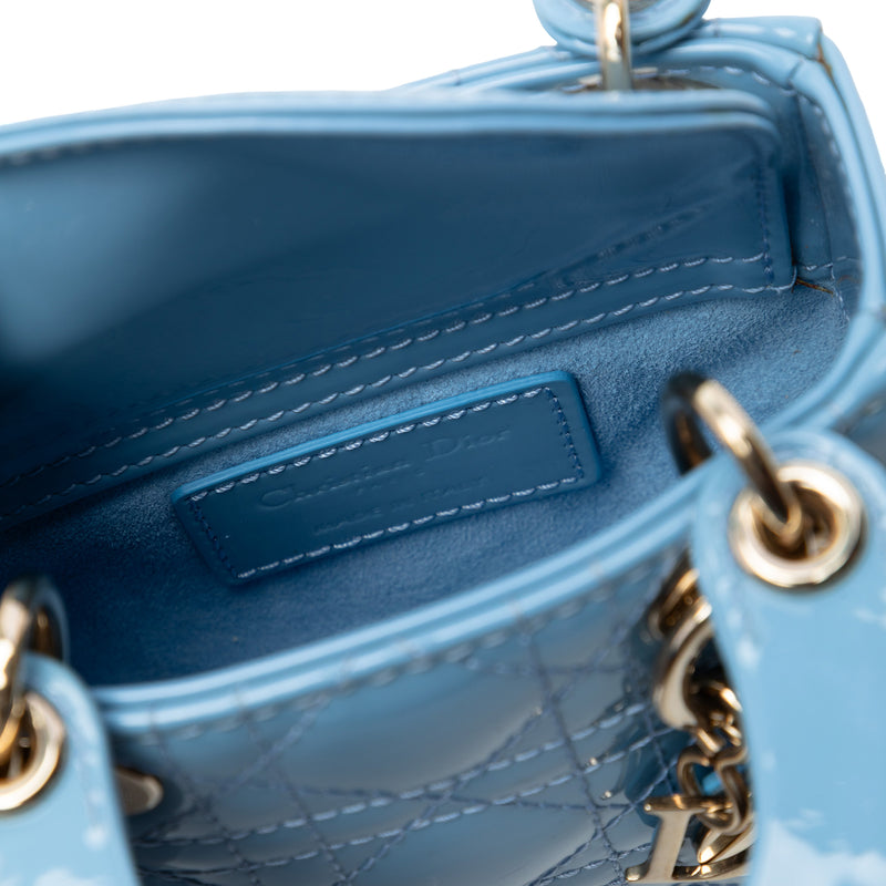 Micro Patent Cannage Lady Dior - Image 5