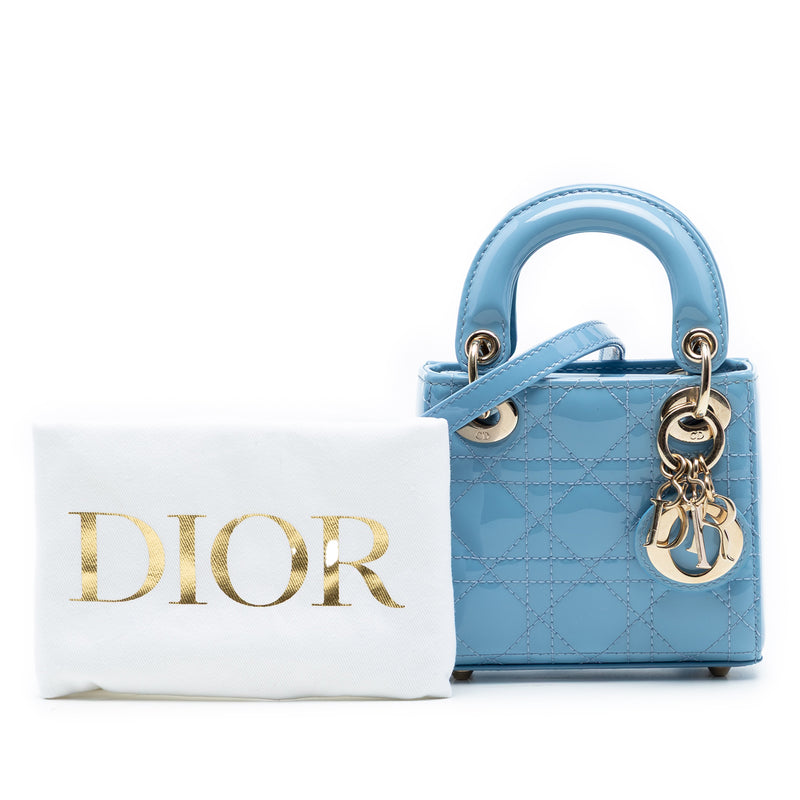 Micro Patent Cannage Lady Dior - Image 8