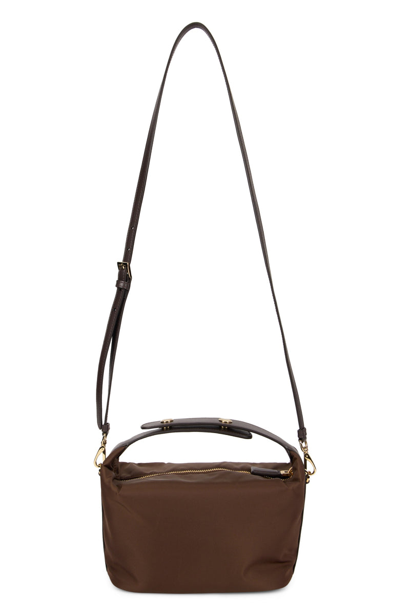 Prada Re-Nylon Shoulder Bag — Brown