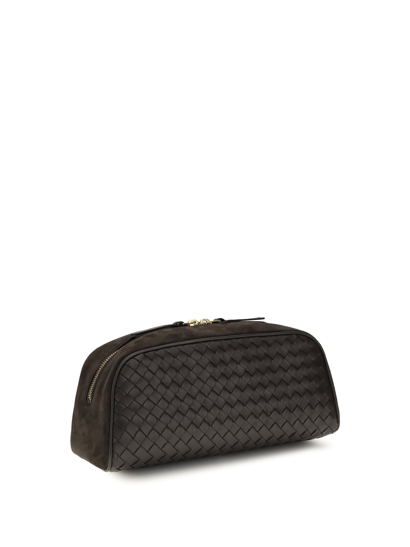 Bottega Veneta Nodo Clutch — Black Lamb Leather