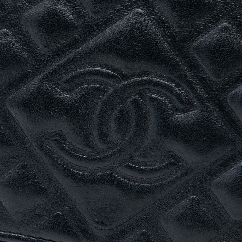 CC Embossed Lambskin Diamond Wallet On Chain - Image 5