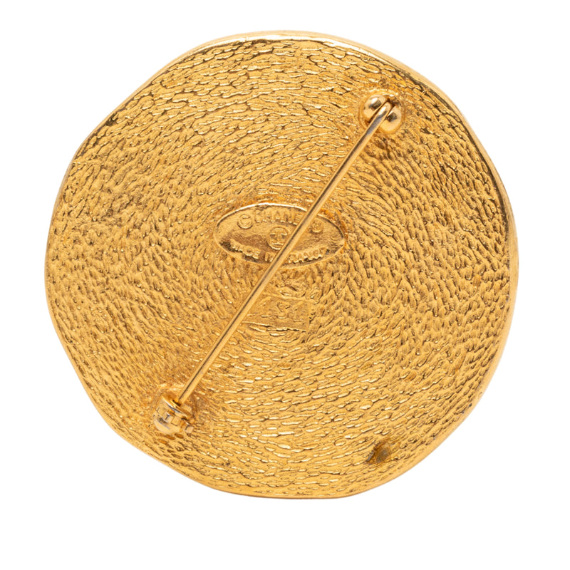 Gold Plated 31 Rue Cambon Coin Brooch - Image 2