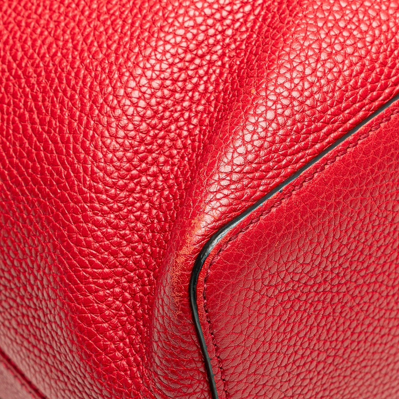 Large Pebbled Calfskin Soho Convertible Hobo - Image 10