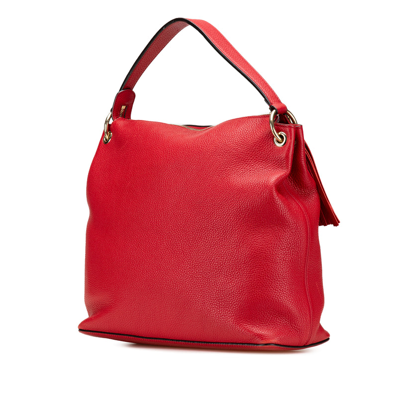 Large Pebbled Calfskin Soho Convertible Hobo - Image 2