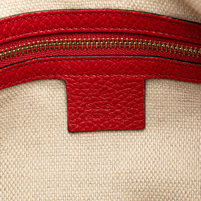 Large Pebbled Calfskin Soho Convertible Hobo - Image 5
