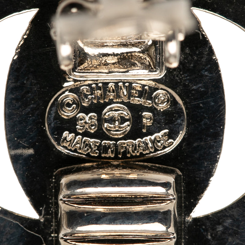 CC Brass Turn Lock Clip On Earrings - Image 3