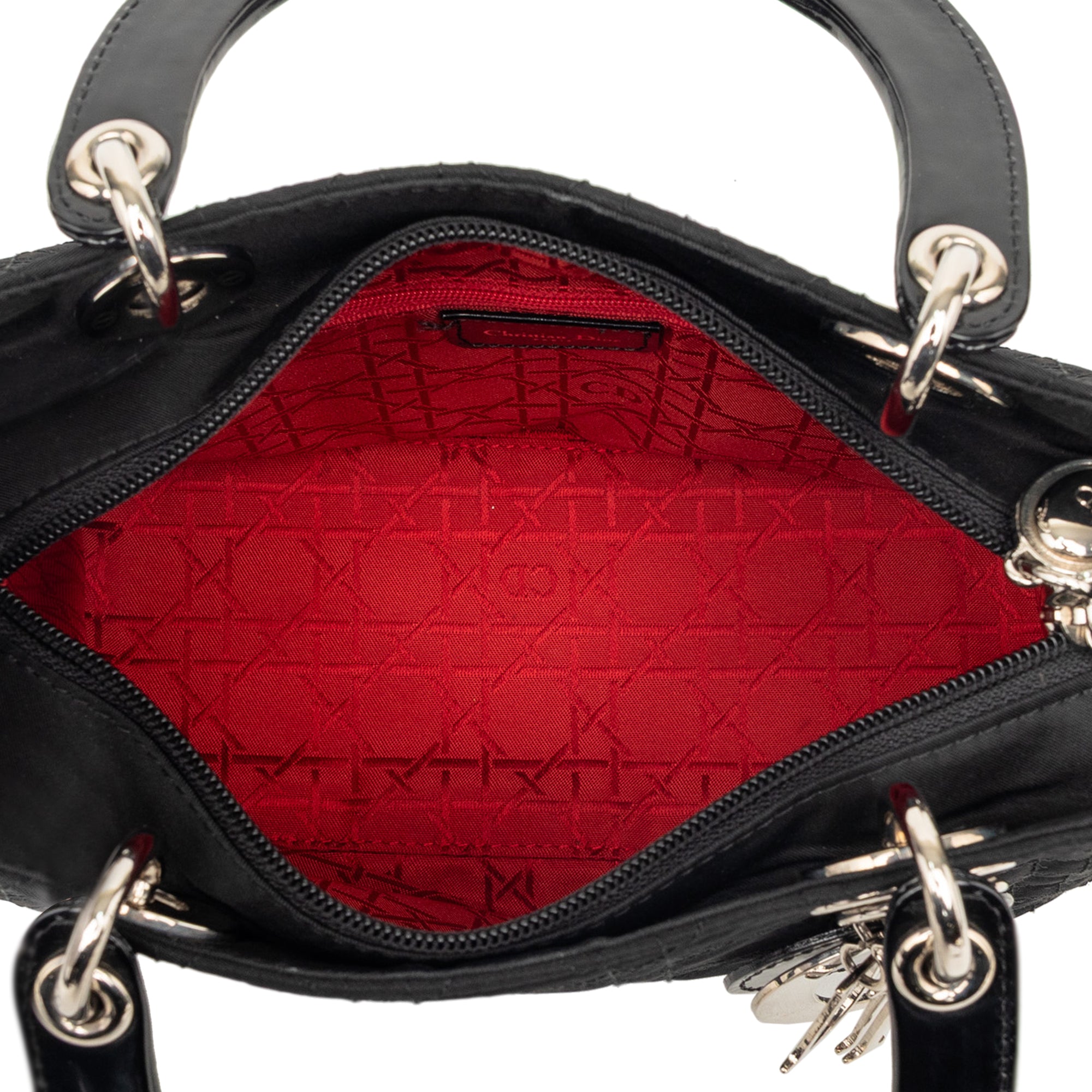 Medium Nylon Cannage Lady Dior - Image 4