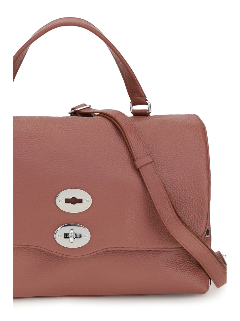 Zanellato Top Handle Bag — Red Calf Leather Bos Taurus