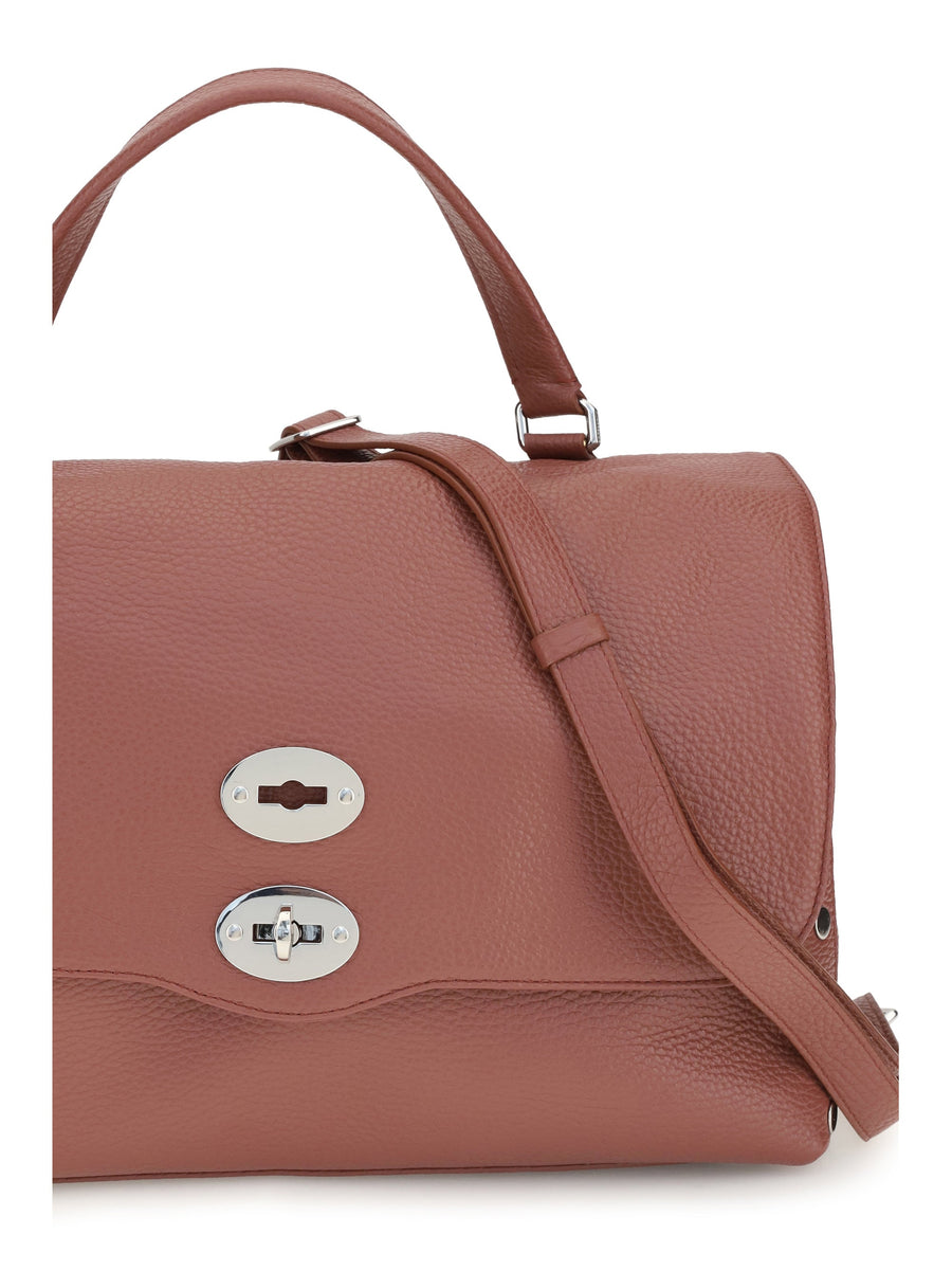 Zanellato Postina Daily Shoulder Bag — Red Calf Leather