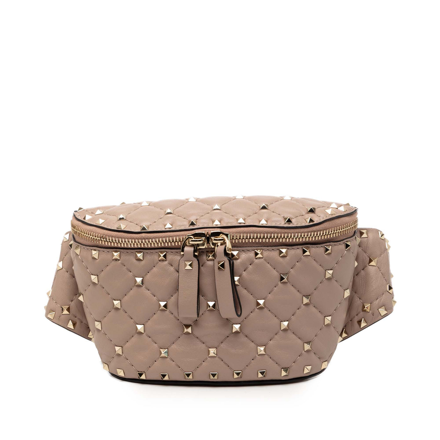 Nappa Rockstud Spike Belt Bag - Image 1