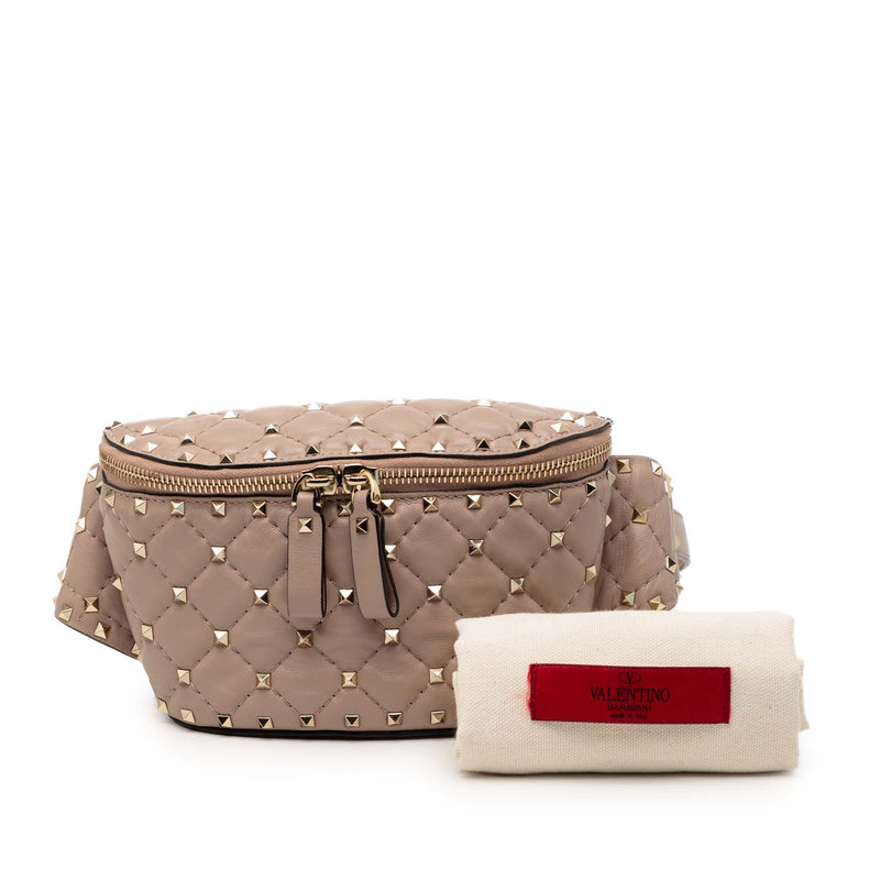 Nappa Rockstud Spike Belt Bag - Image 8