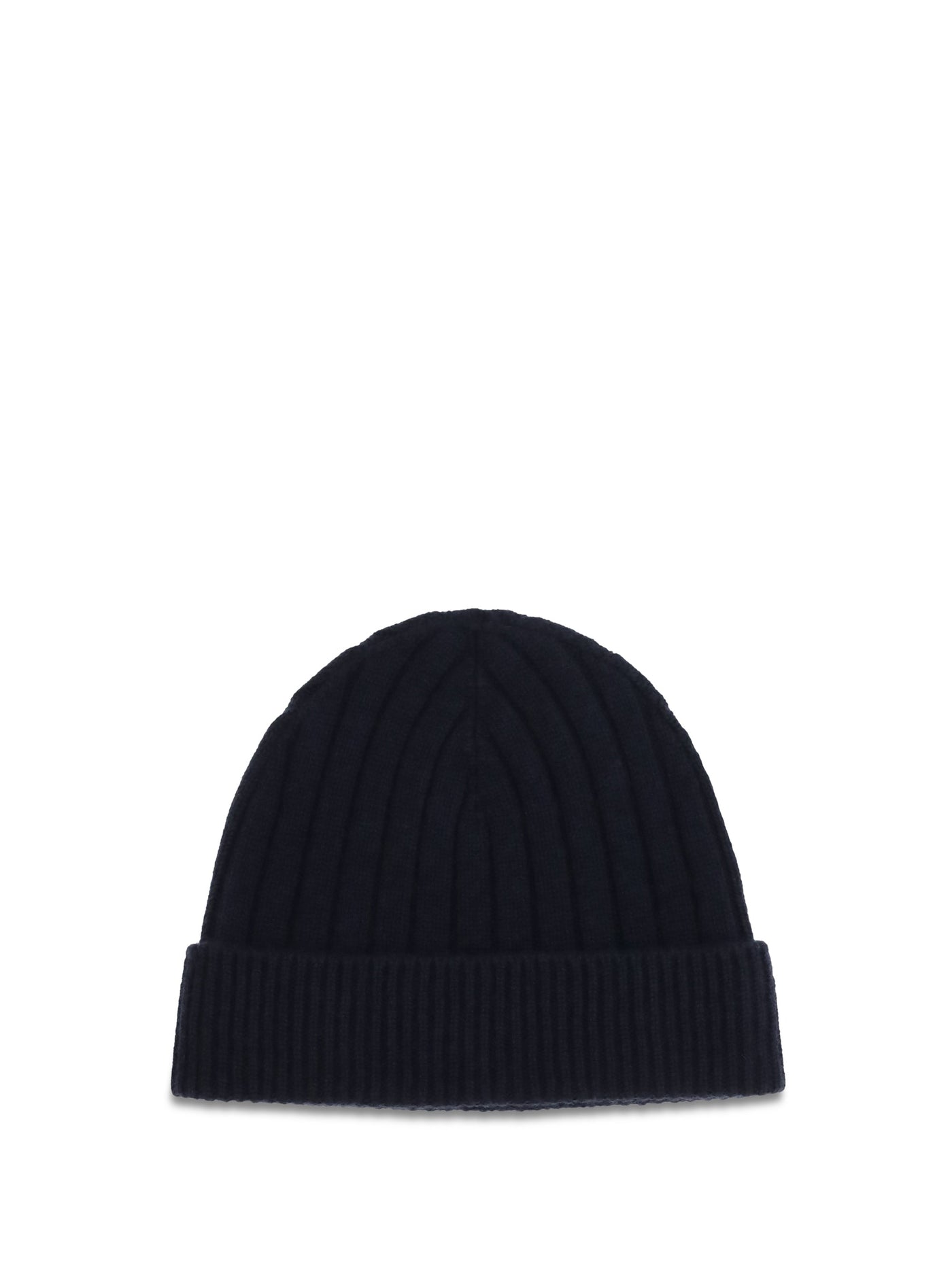 Kiton Ucpl003k0235l02 Ribbed Wool Beanie — Blue (ovis Aries) Beanies