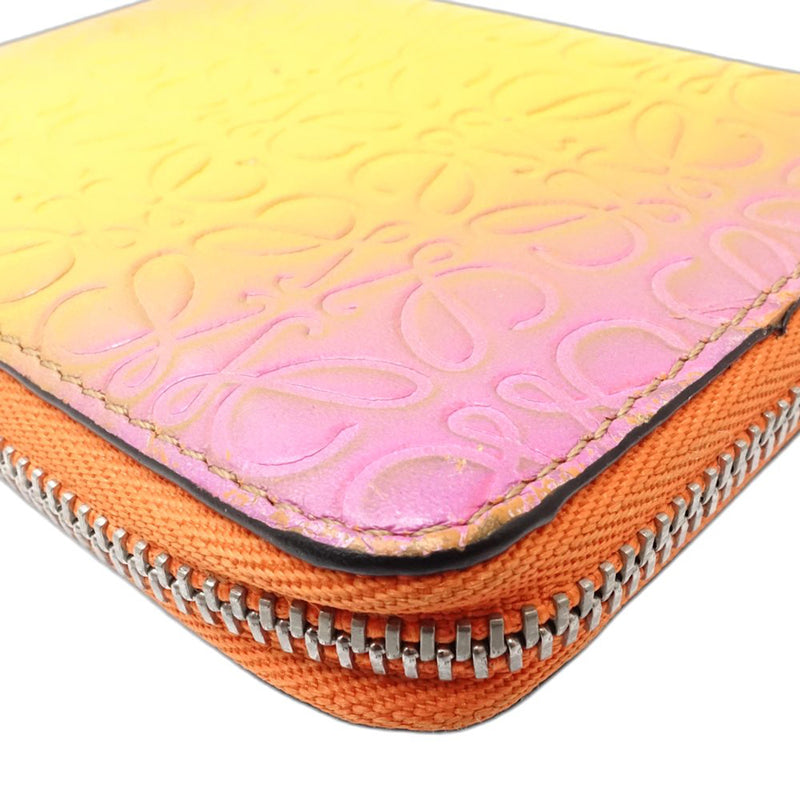 Anagram Gradient Embossed Leather Zippy Coin Pouch - Image 8