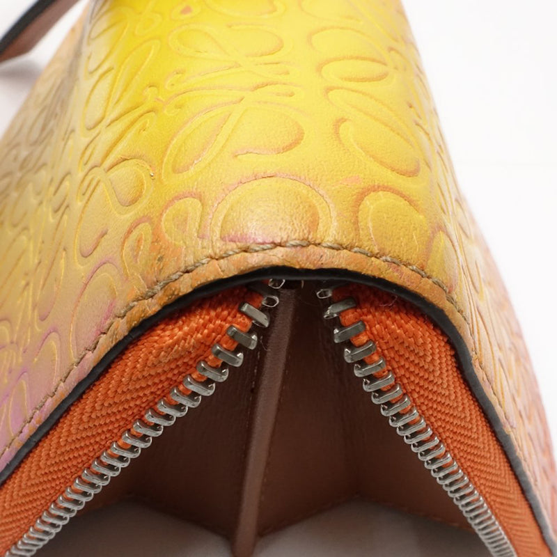 Anagram Gradient Embossed Leather Zippy Coin Pouch - Image 9