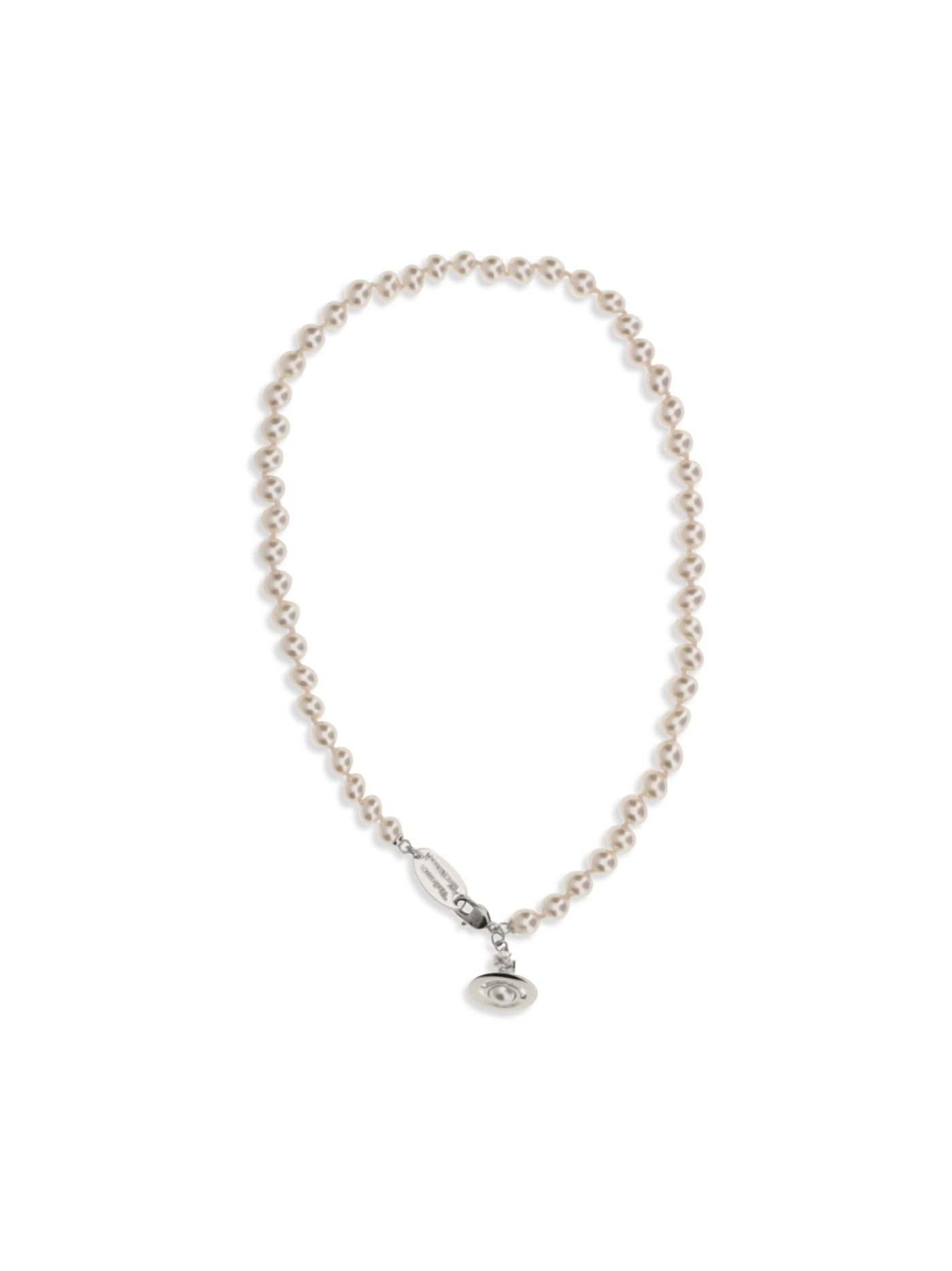 Vivienne Westwood Simonetta Necklace — White Brass Necklaces