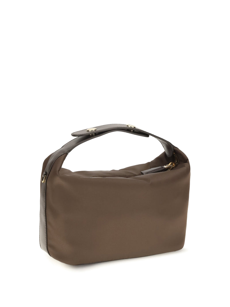 Prada Chérie Shoulder Bag — Brown Recycled Polyamide