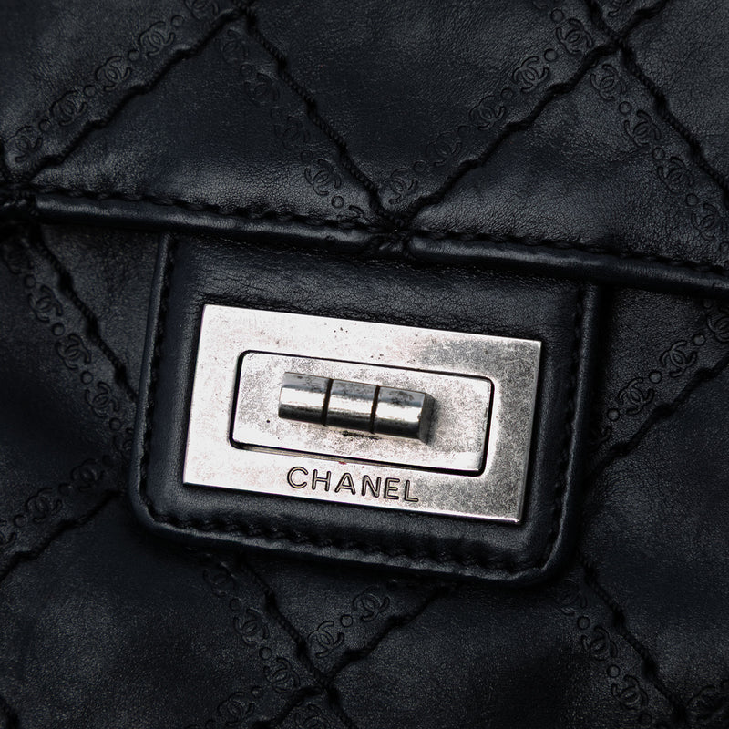 Embossed CC Quilted Aged Calfskin Reissue 2.55 Single Flap 227 - Image 6