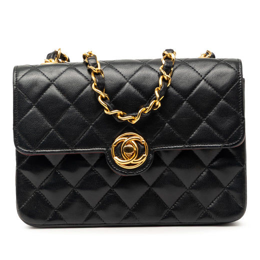 Mini CC Quilted Lambskin Single Flap - Image 1