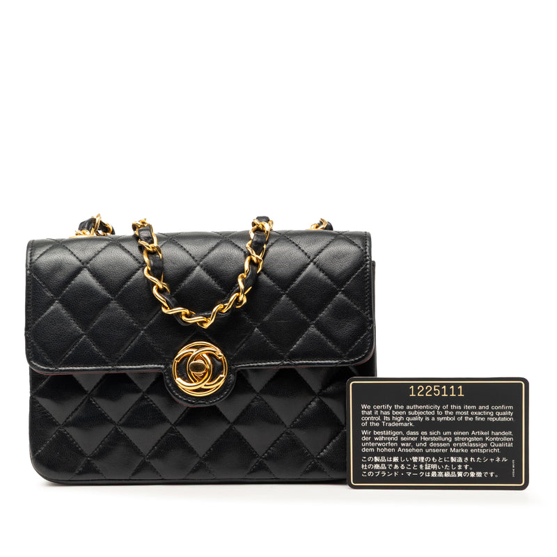 Mini CC Quilted Lambskin Single Flap - Image 10