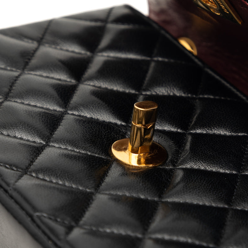 Mini CC Quilted Lambskin Single Flap - Image 8