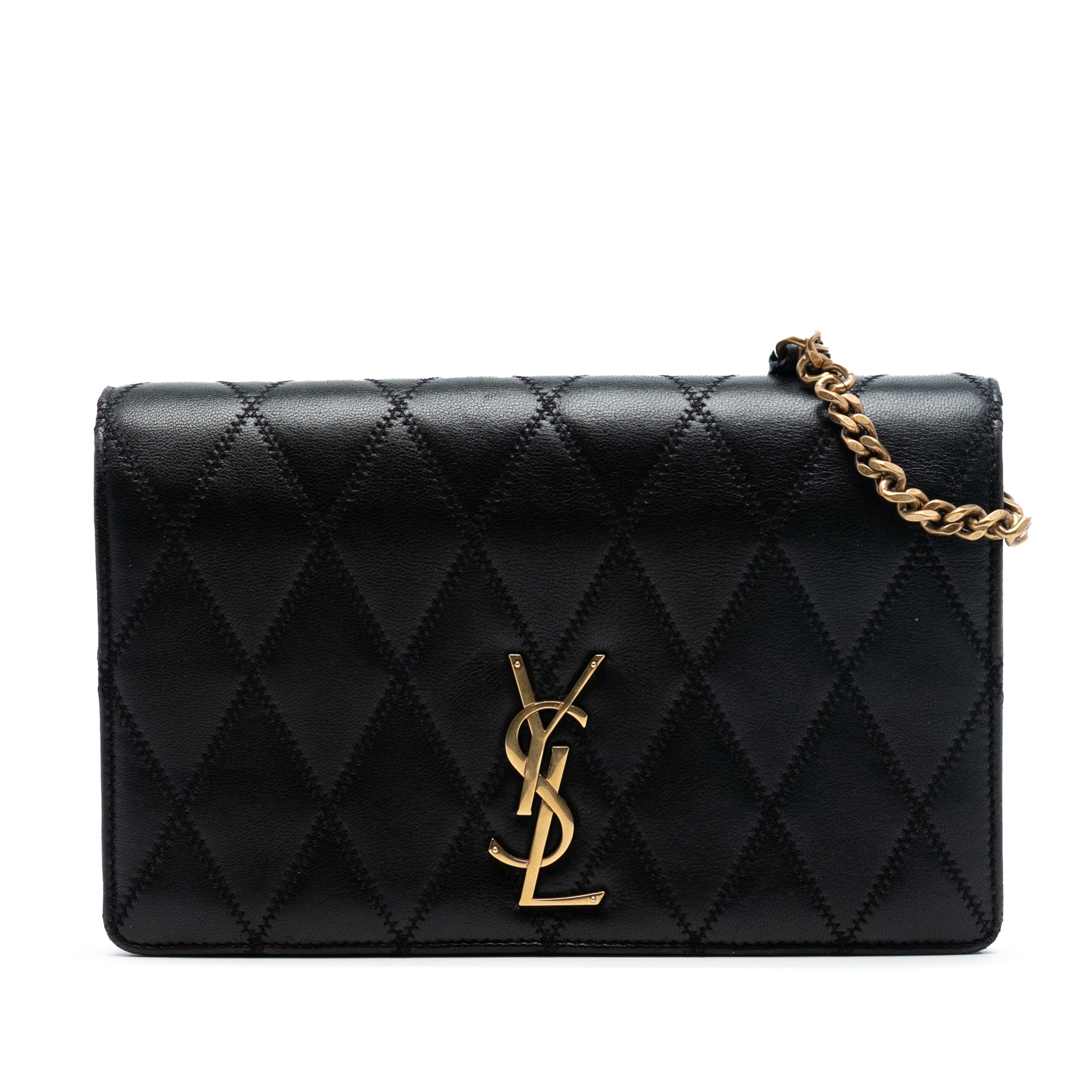 Diamond Quilted Lambskin Angie Chain Bag - Image 1