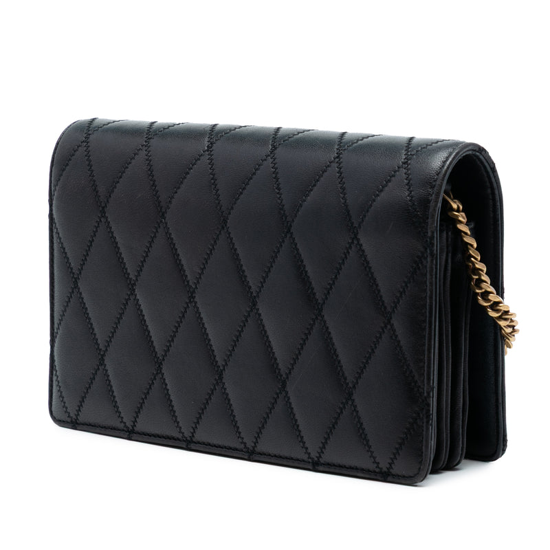 Diamond Quilted Lambskin Angie Chain Bag - Image 2