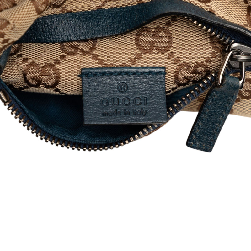GG Canvas Web Double Pocket Belt Bag - Image 5
