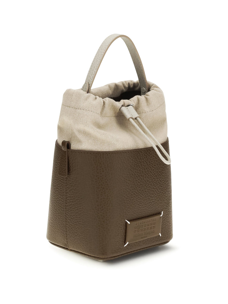 Maison Margiela Bucket Bag — Beige Calf Leather