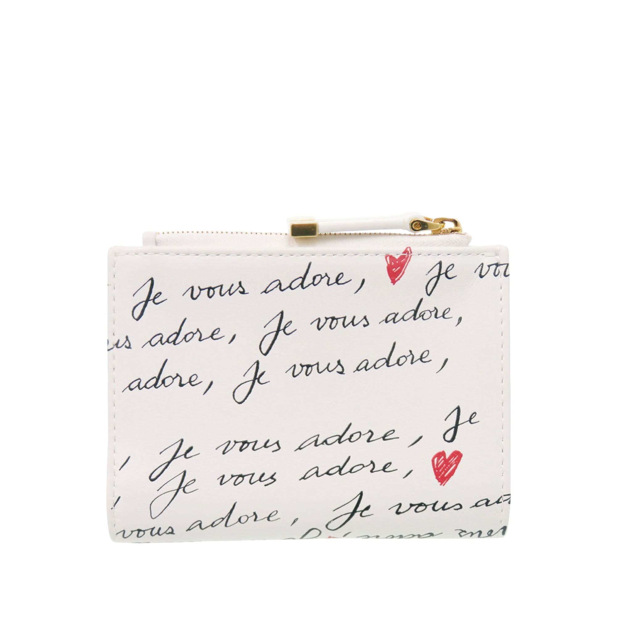 Leather Je Vous Adore Heart Caro Dahlia Wallet - Image 2
