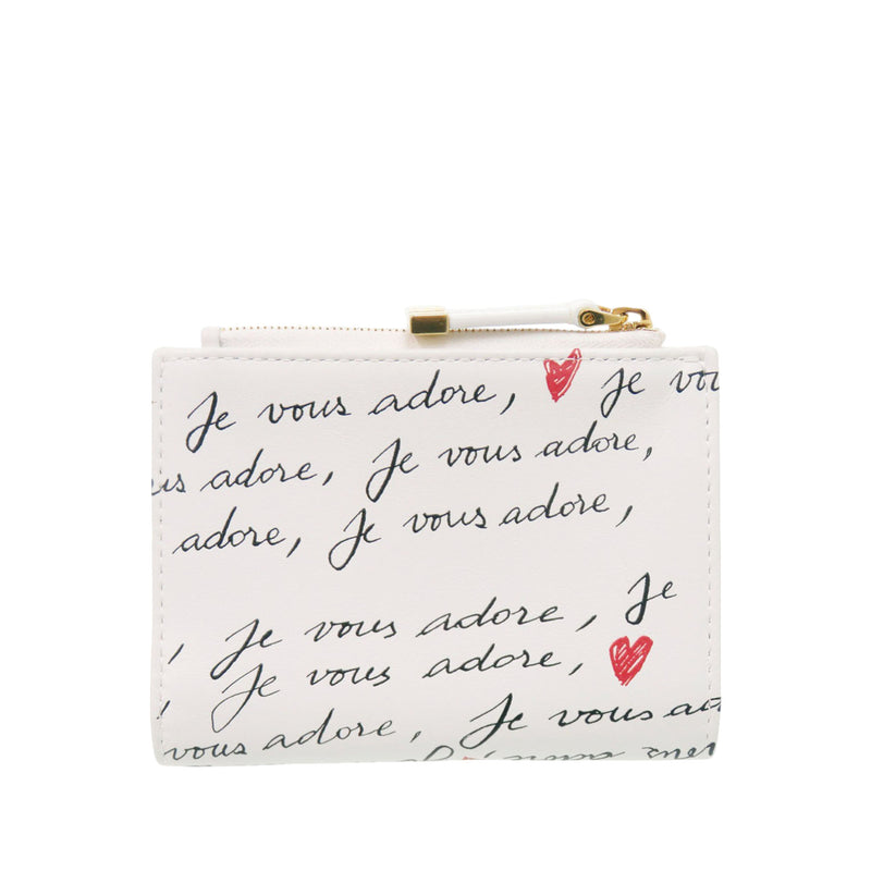 Leather Je Vous Adore Heart Caro Dahlia Wallet - Image 2