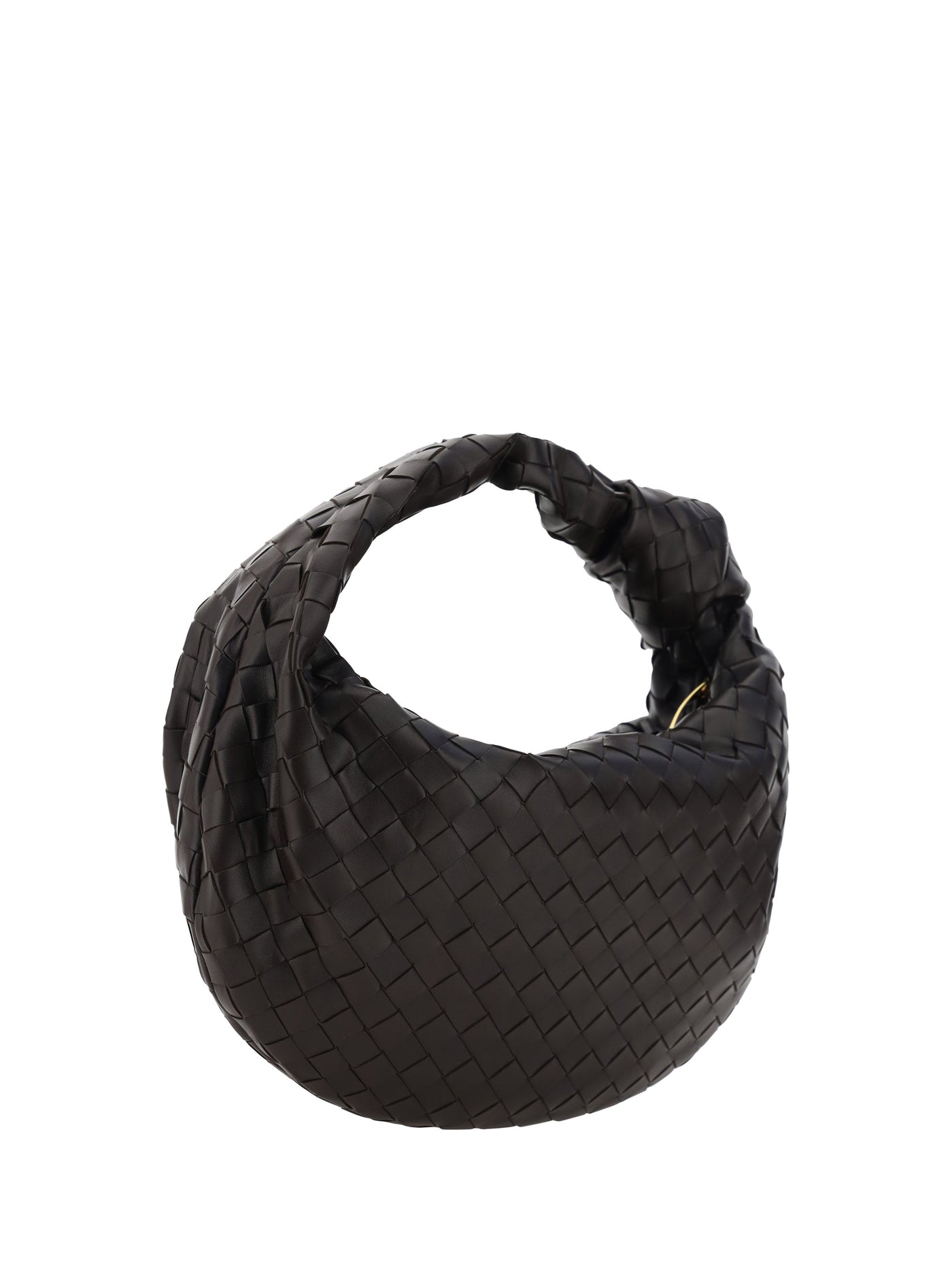 Bottega Veneta Teen Jodie Shoulder Bag — Gold Lambskin Leather