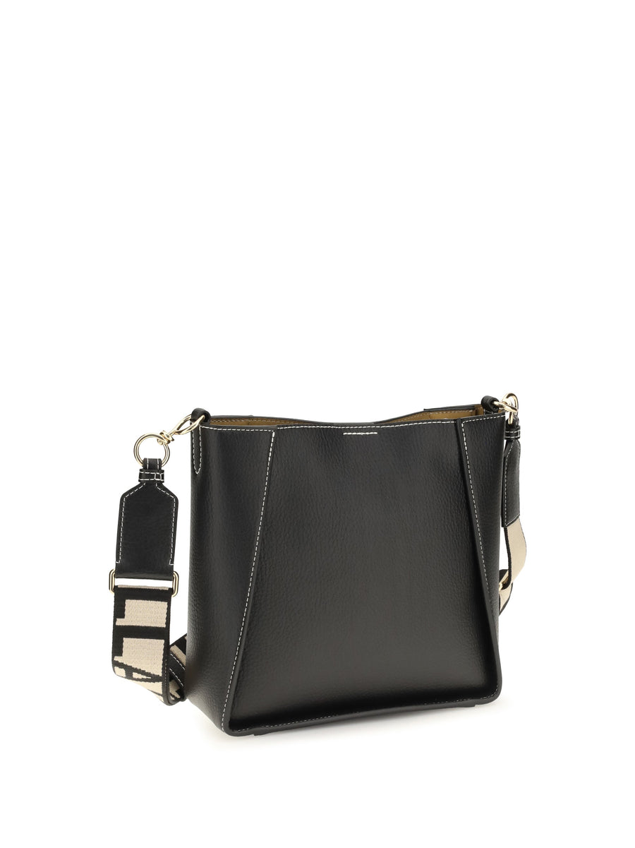 Stella Mccartney Shoulder Bag — Black Polyurethane