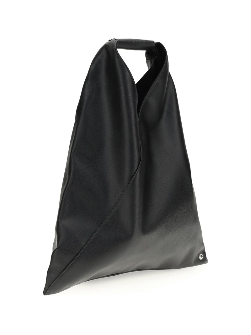 Mm6 Maison Margiela Japanese Handbag — Black Polyurethane; Polyethylene Hand Bags