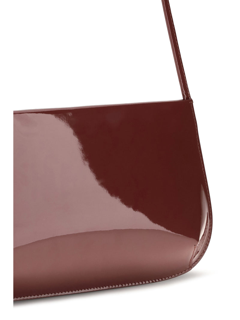 Fane Shoulder Bag — Burgundy Calf Leather Bos Taurus