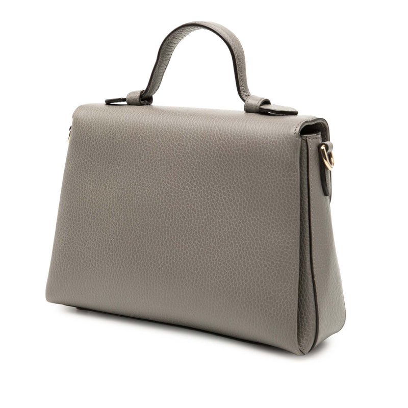 Small Dollar Calf Interlocking G Satchel - Image 2