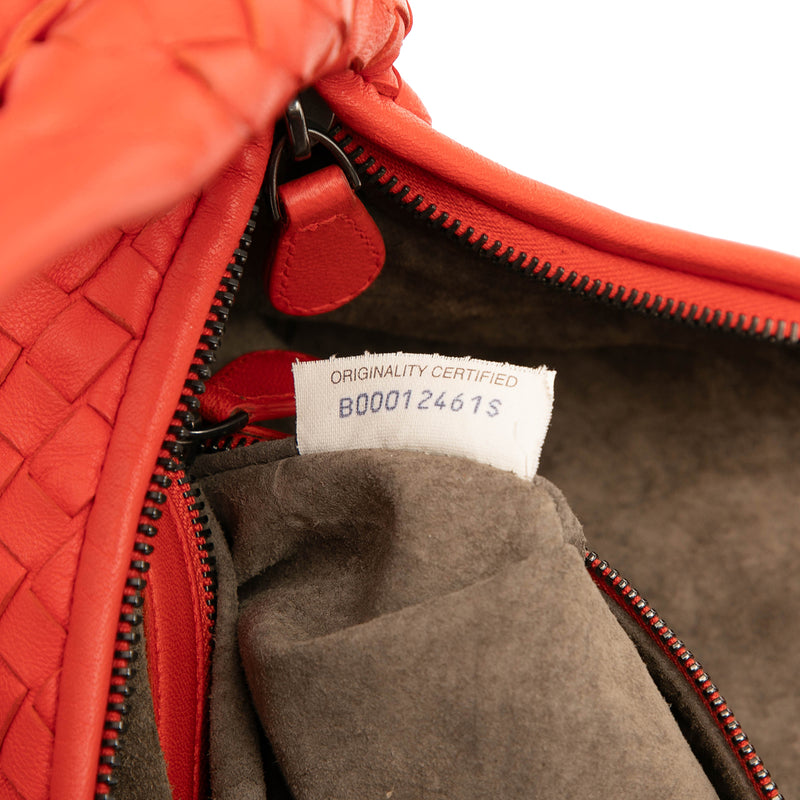 Medium Nappa Intrecciato Veneta Hobo - Image 6