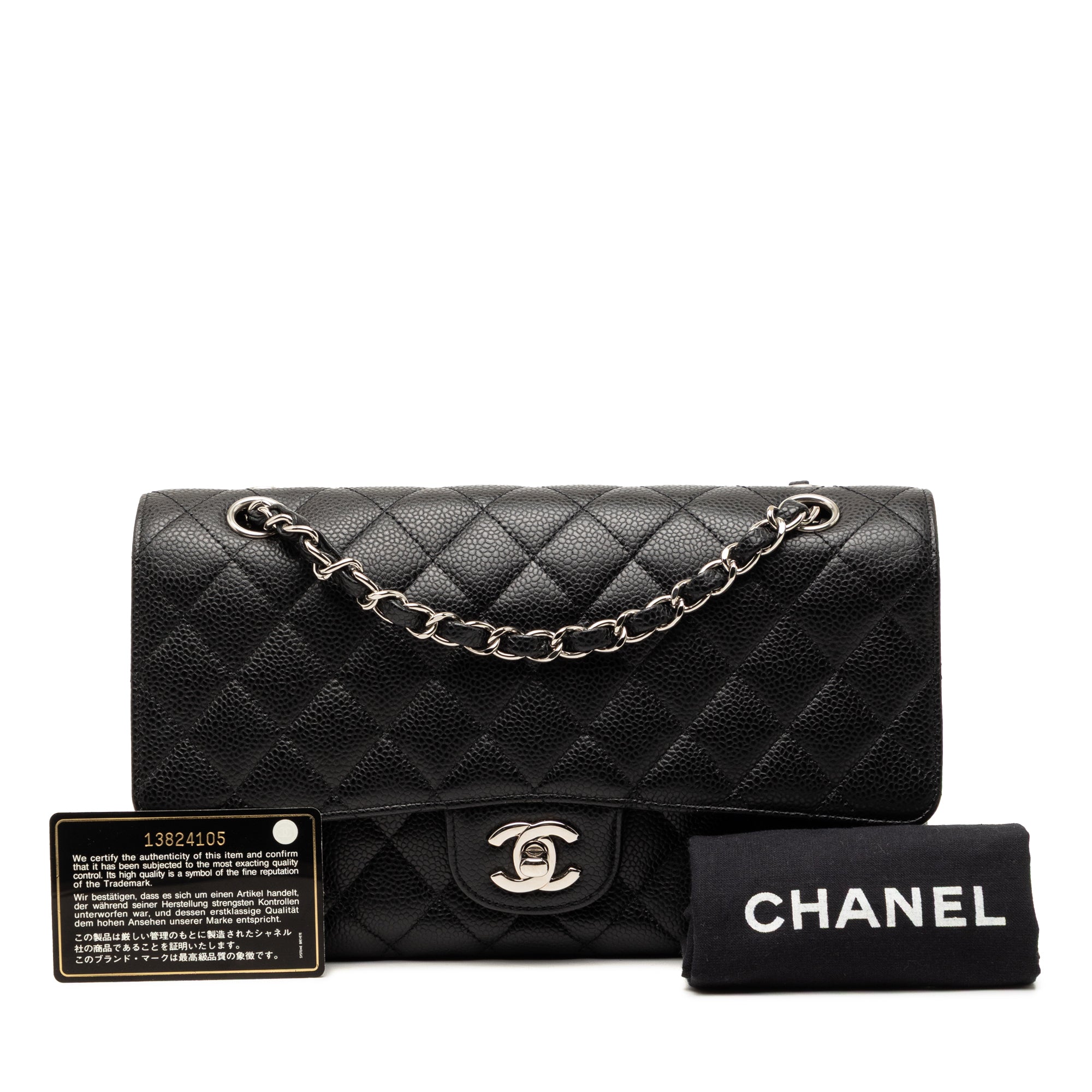 Medium Classic Caviar Double Flap - Image 8