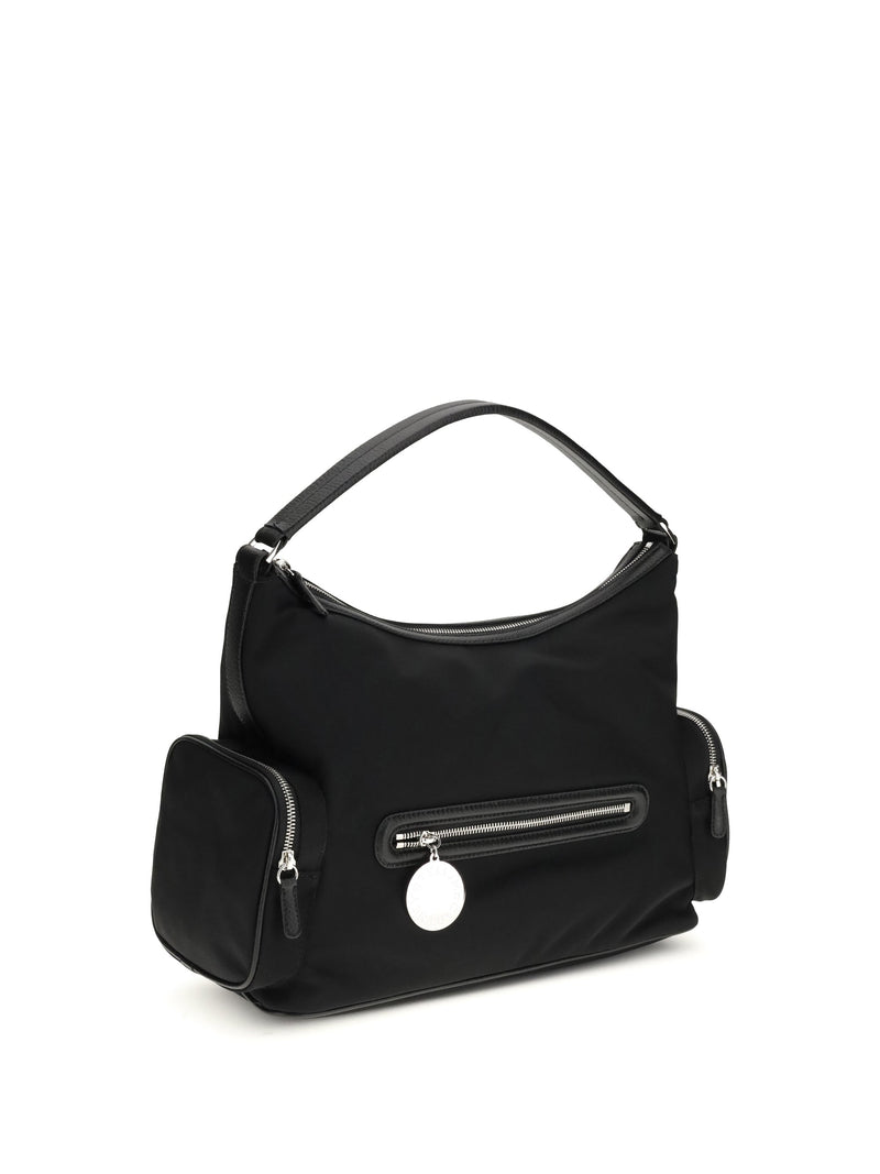 Stella Mccartney Dartmoor Shoulder Bag — Black Nylon