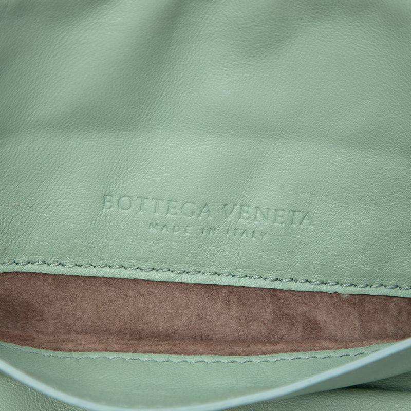Mini Nappa Intrecciato Expandable Chain Flap Crossbody - Image 5