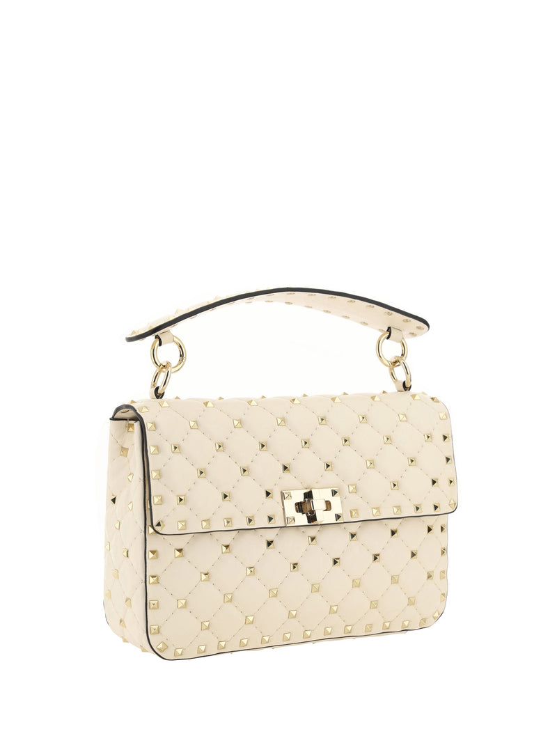 Valentino Garavani Shoulder Bag — Beige Lamb Ovis Aries